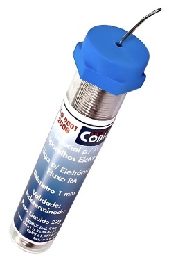 ESTANHO - SOLDA EM FIO TUBET 15 GMS