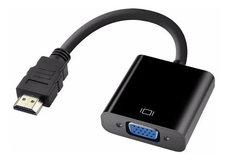 ADAPTADOR HDMI P/ VGA C/ AUDIO