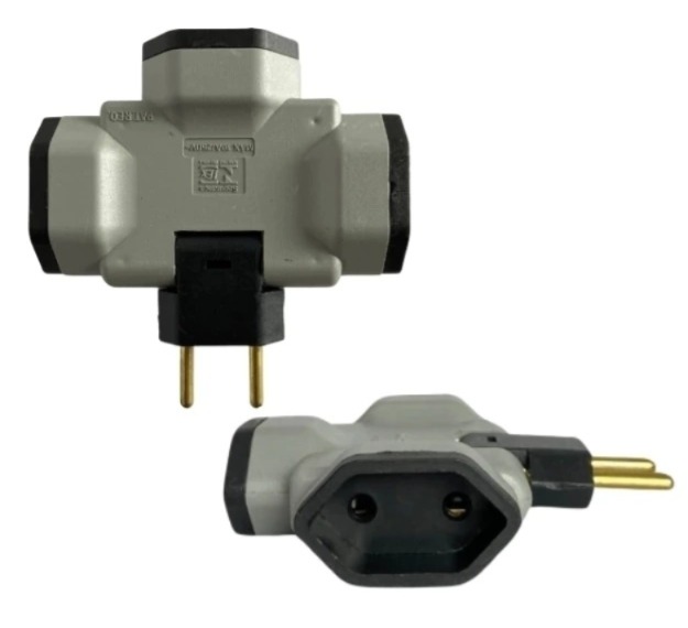 PLUG T ARTICULADO 2P