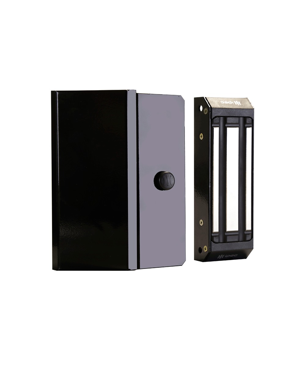 FECHADURA MAGNETICA ELETROIMA IPEC M100 ECO PRETA