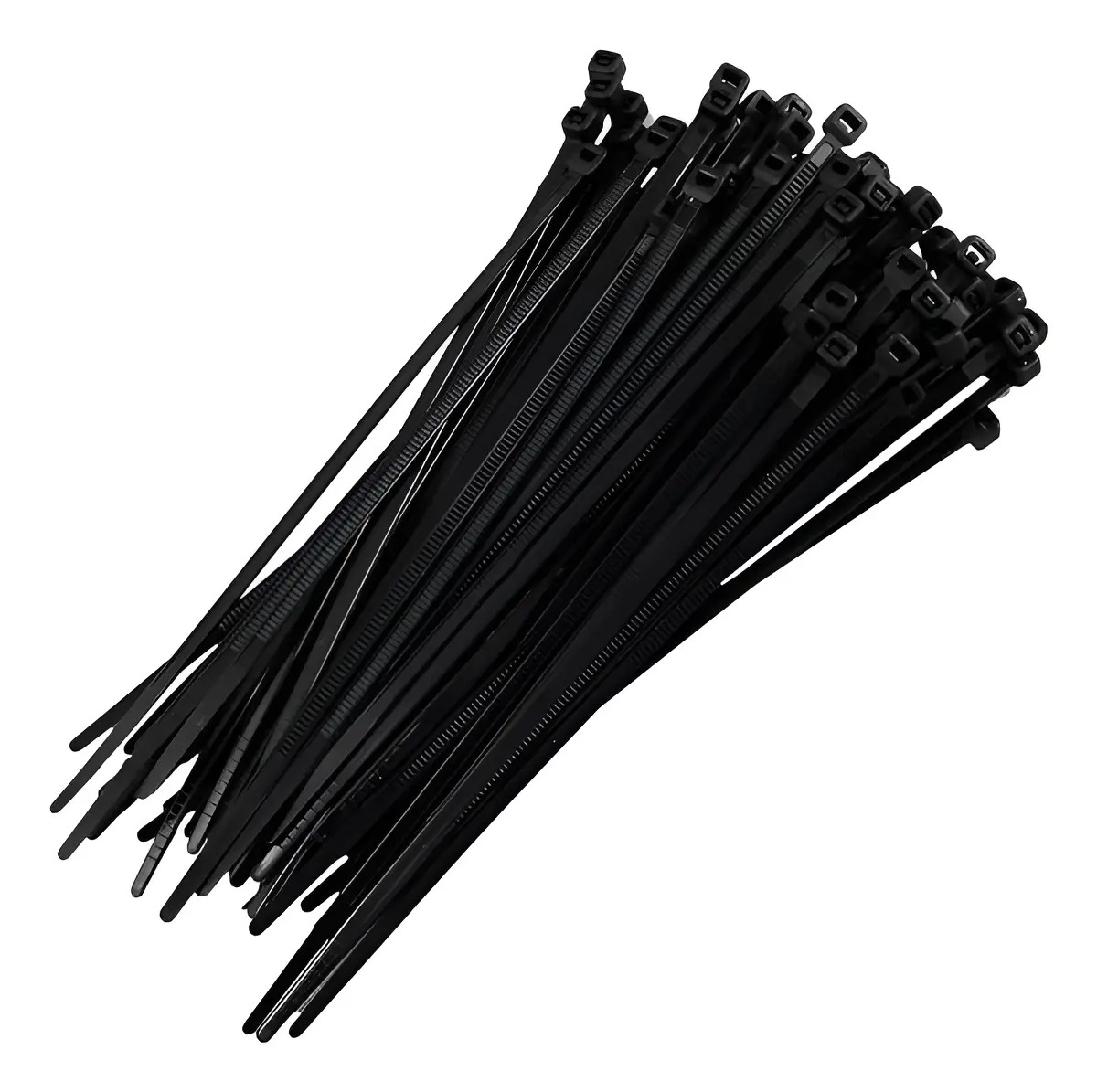ABRACADEIRA NYLON PRETA 4,8X300MM (PACOTE C/ 100)
