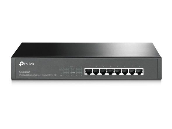 SWITCH POE GIGA 08 PORTAS TPLINK TL-SG1008MP 10/100/1000POE+RACK