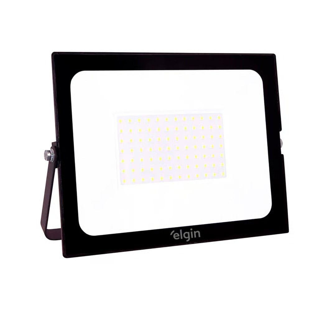 REFLETOR LED SLIM 50-100W 8000L 6500K ELGIN