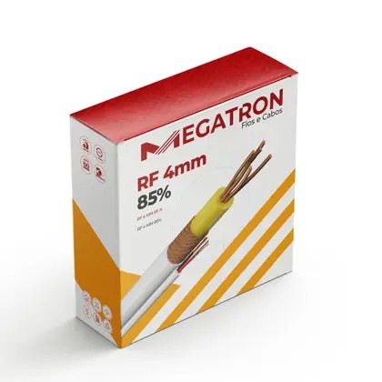 CABO COAXIAL MEGATRON RF 0,4/2,5 + 2x26AWG 100M BR