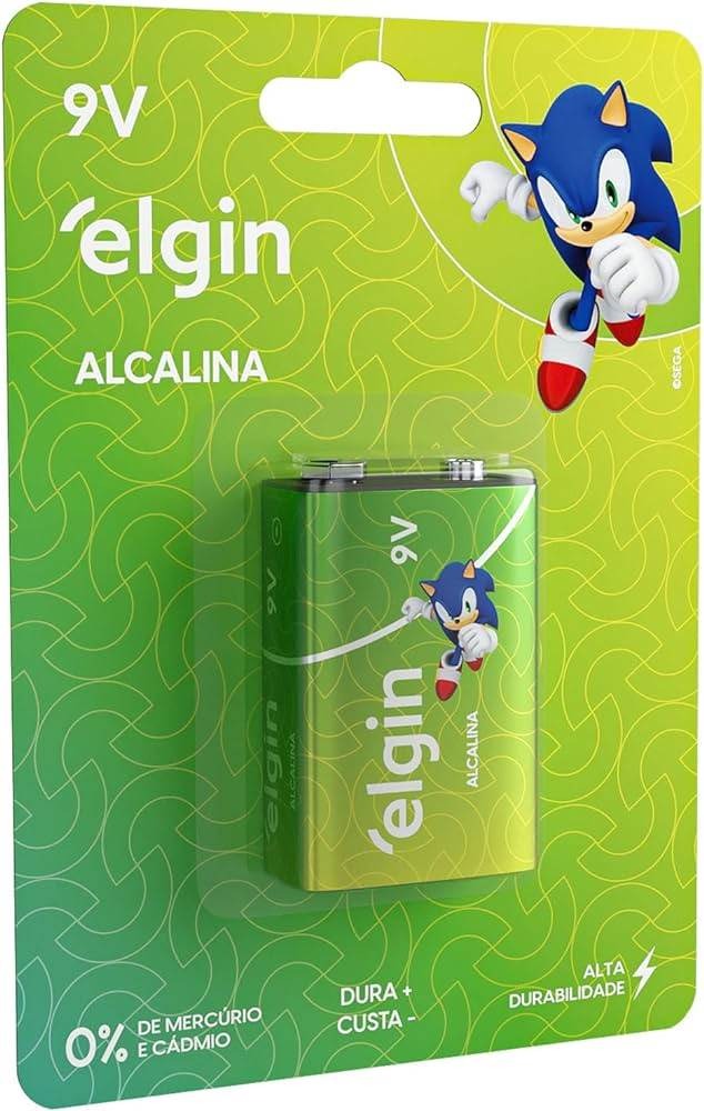 BATERIA 9V ELGIN ALCALINA