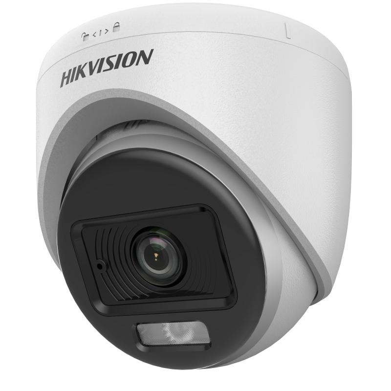 CAMERA HIKVISION 3K (5MP) COLORVU DOME IR 20M L2,8MM MIC DS-2CE70KF0T-LPFS