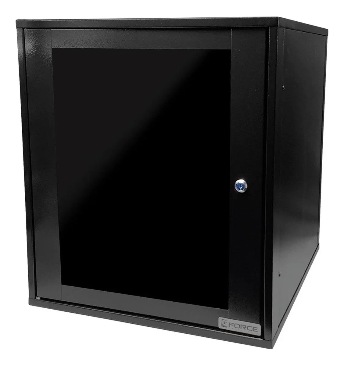 RACK 12U GFORCE 19" VISOR ACRILICO PRETO A:570 L:515 P:470