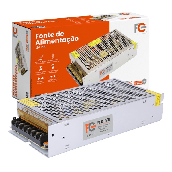 FONTE 12V 15A COLMEIA FC
