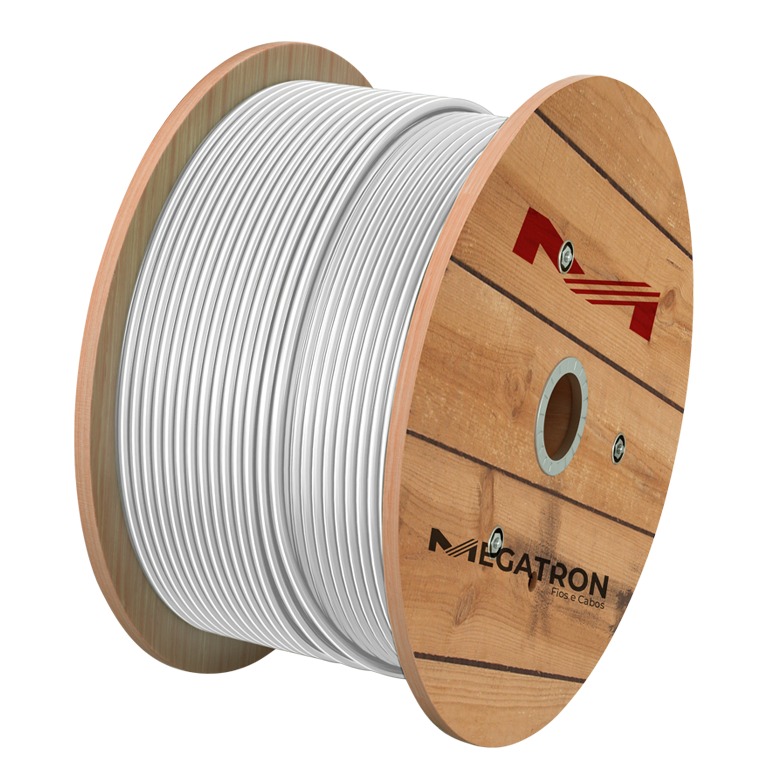 CABO COAXIAL MEGATRON RF 0,4/2,5 + 2x26AWG BOBINA 300M BR