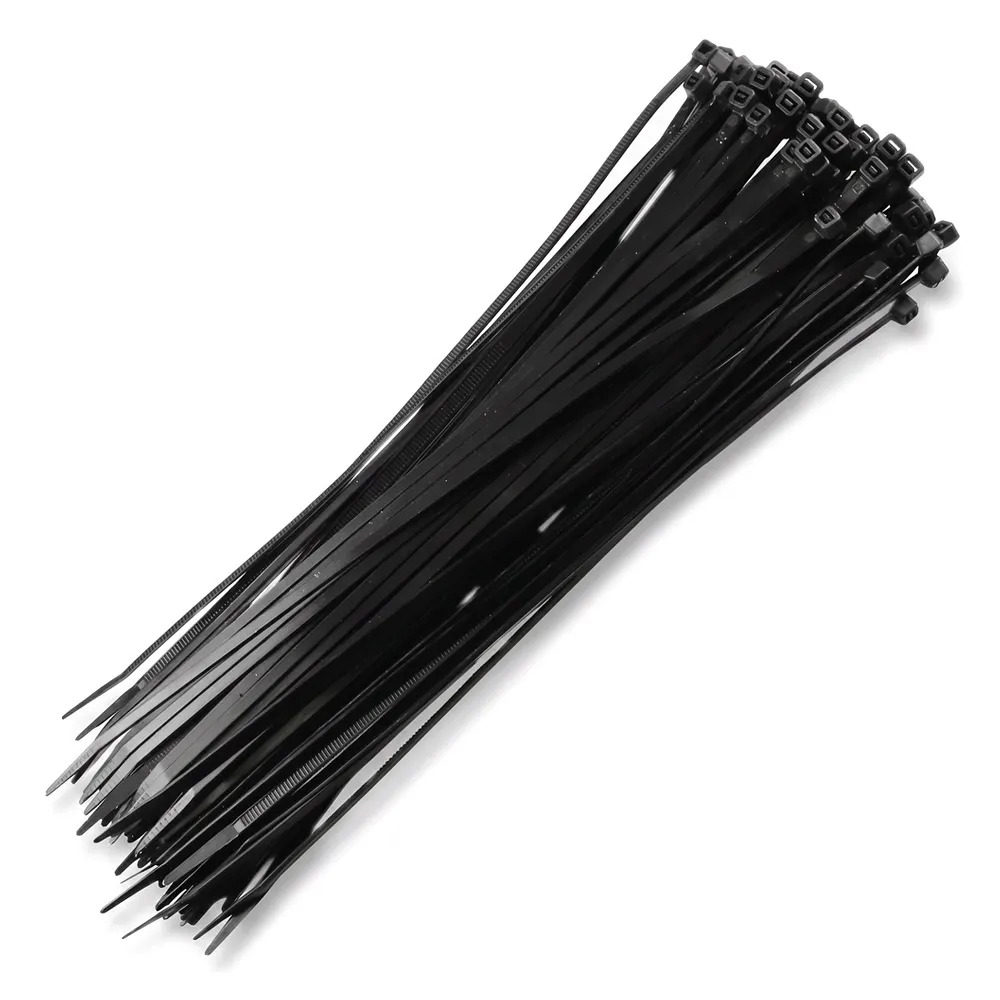 ABRACADEIRA NYLON PRETA 4,8X400MM (PACOTE C/ 100)