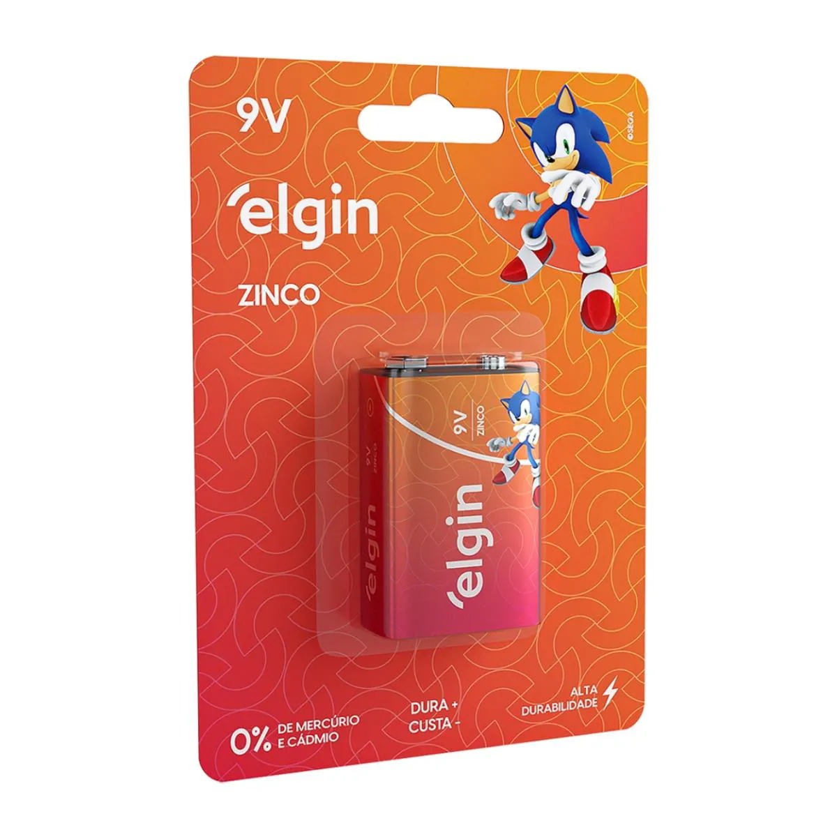 BATERIA 9V ELGIN ZINCO