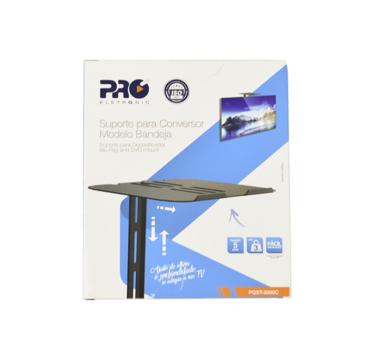 SUPORTE PARA CONVERSOR MODELO BANDEJA PQST-3000C PRO ELETRONIC