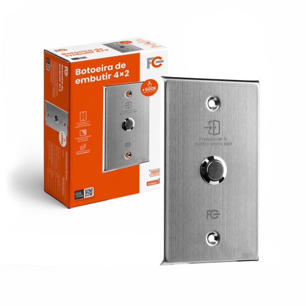 BOTOEIRA INOX EMBUTIR FC