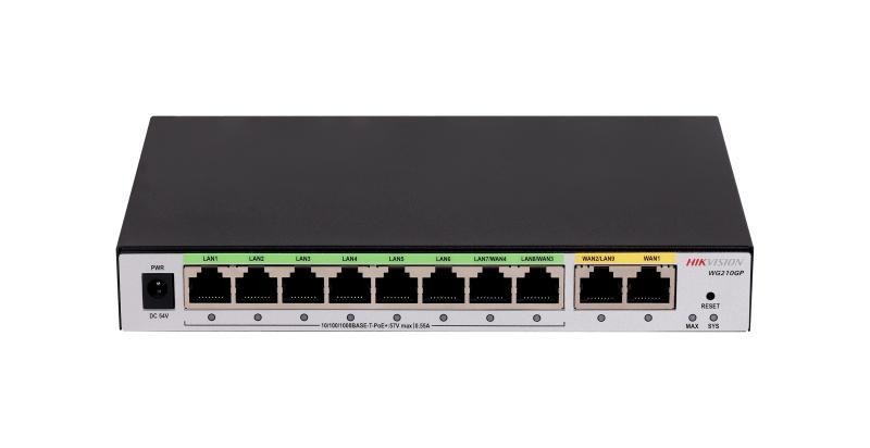 ROTEADOR 8 PORTAS POE GIGABIT HIKVISION DS-3WG210GP-SI